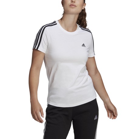 Koszulka damska adidas W 3S T biała