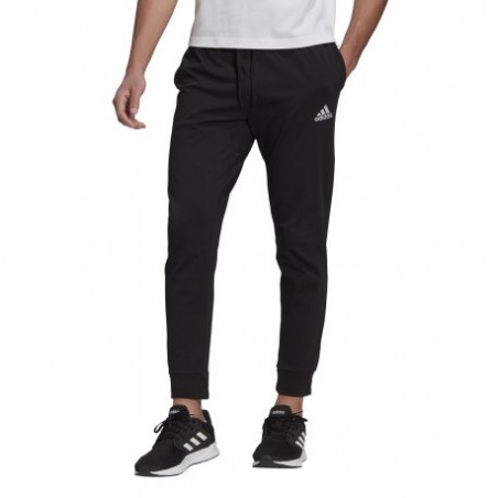 Spodnie bawełniane adidas GK9226 czarne