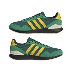 Buty męskie adidas RUN 60s 4.0 JR7489 zielone żółte paski