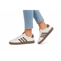 Buty damskie adidas KI4575 – złamana biel z brązowymi detalami