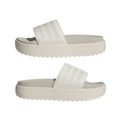 Klapki damskie adidas IH8974 Adilette Platform białe na platformie EVA